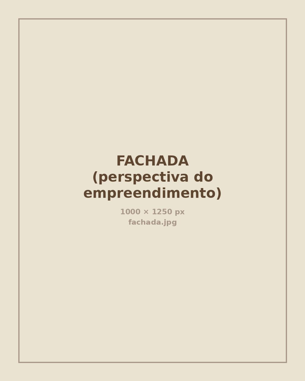 Fachada do [NOME DO EMPREENDIMENTO]