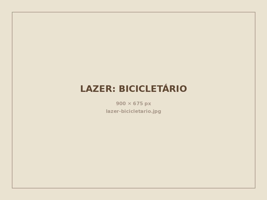 Bicicletário – perspectiva ilustrada do [NOME DO EMPREENDIMENTO]