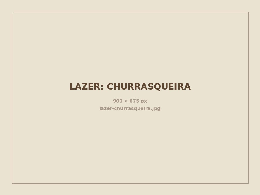 Churrasqueira – perspectiva ilustrada do [NOME DO EMPREENDIMENTO]