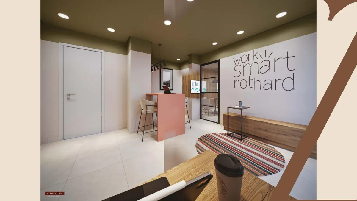 Coworking – perspectiva ilustrada do WL Boa Vista