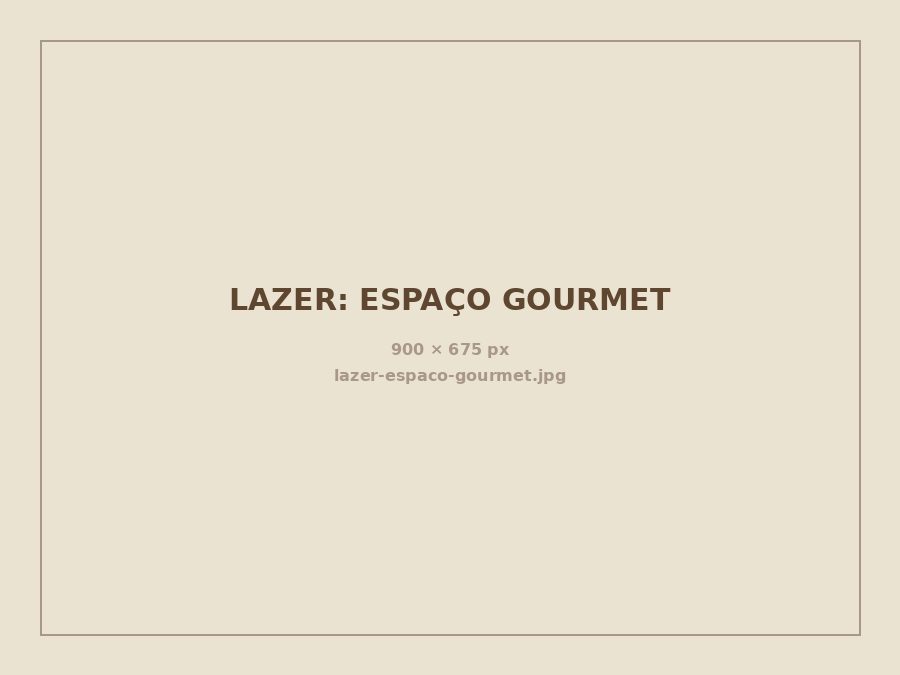 Espaço gourmet – perspectiva ilustrada do [NOME DO EMPREENDIMENTO]