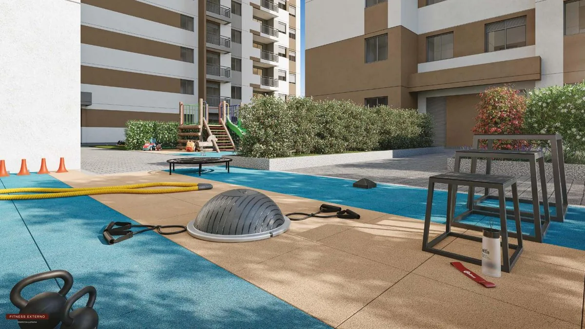 Fitness externo – perspectiva ilustrada do WL Boa Vista
