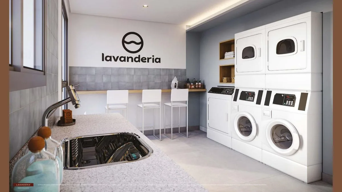 Lavanderia – perspectiva ilustrada do WL Boa Vista