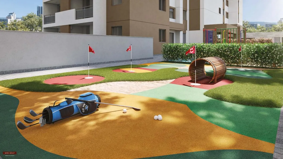 Mini golf – perspectiva ilustrada do WL Boa Vista