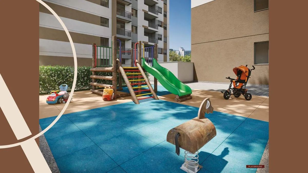 Playground – perspectiva ilustrada do WL Boa Vista