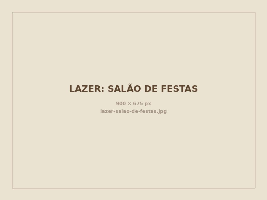 Salão de festas – perspectiva ilustrada do [NOME DO EMPREENDIMENTO]