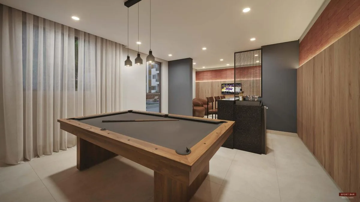 Sport bar – perspectiva ilustrada do WL Boa Vista